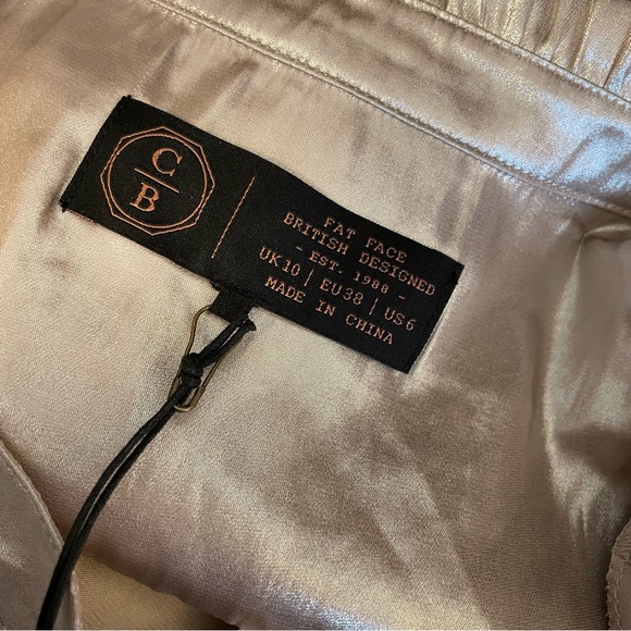 Fat Face Eloise Metallic Blouse Size 6 NWT - Picture 6 of 8